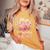 78歳 1948年5月 花柄 78歳 誕生日 男性 女性 レディースオーバーサイズコンフォートTシャツ Mustard