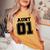 Enjoy World No1 Aunt 01 スポーツスタイル Best Cool Aunt Ever レディースオーバーサイズコンフォートTシャツ Mustard Enjoy World No1 Aunt 01 スポーツスタイル Best Cool Aunt Ever レディースオーバーサイズコンフォートTシャツ Mustard