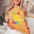 It's My 18歳の誕生日プレゼント。18歳のティーンの男の子と女の子に。 レディースオーバーサイズコンフォートTシャツ Mustard It's My 18歳の誕生日プレゼント。18歳のティーンの男の子と女の子に。 レディースオーバーサイズコンフォートTシャツ Mustard