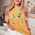 Last Day Ofchool For Teacher Off Duty Tie And Dye レディースオーバーサイズコンフォートTシャツ Mustard Last Day Ofchool For Teacher Off Duty Tie And Dye レディースオーバーサイズコンフォートTシャツ Mustard