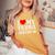 I Love My Filipina Girlfriend デザイン Best Boyfriend レディースオーバーサイズコンフォートTシャツ Mustard