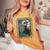 Pinup Girl 男性用 セクシーなハロウィーンの魔女 レディースオーバーサイズコンフォートTシャツ Mustard Pinup Girl 男性用 セクシーなハロウィーンの魔女 レディースオーバーサイズコンフォートTシャツ Mustard