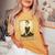 エリザベスii ヴィンテージ レトロ 神ave The Queen Uk Monarch レディースオーバーサイズコンフォートTシャツ Mustard