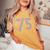 ナンバー 75 七五周年 男性 女性 75歳の誕生日 レディースオーバーサイズコンフォートTシャツ Mustard