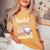 ハロウィンメイクのジョーク、女の子、面白い、英語で レディースオーバーサイズコンフォートTシャツ Mustard ハロウィンメイクのジョーク、女の子、面白い、英語で レディースオーバーサイズコンフォートTシャツ Mustard