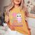 女の子、10歳の誕生日、ユニコーンキャット、ナンバー10 レディースオーバーサイズコンフォートTシャツ Mustard