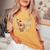 神に祝福され94年 蝶の花 94歳の誕生日 レディースオーバーサイズコンフォートTシャツ Mustard