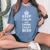 Keep Calm And Drink Craft Beer Beer Lover レディースオーバーサイズコンフォートTシャツ Blue Jean