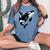 Orca シャツ オーシャン シャチ 恋人 男性 男の子 女の子 キッズ シャチ レディースオーバーサイズコンフォートTシャツ Blue Jean Orca シャツ オーシャン シャチ 恋人 男性 男の子 女の子 キッズ シャチ レディースオーバーサイズコンフォートTシャツ Blue Jean