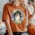 かわいい フラワー シェルティ 夏 花柄 シェットランド シープドッグ レディースオーバーサイズコンフォートTシャツ Yam かわいい フラワー シェルティ 夏 花柄 シェットランド シープドッグ レディースオーバーサイズコンフォートTシャツ Yam