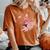 マダム秀 花tシャツ（2） さくら レディースオーバーサイズコンフォートTシャツ Yam