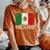 メキシコの国旗 アンティーク調 男性 女性 キッズ レディースオーバーサイズコンフォートTシャツ Yam
