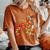 メープルの葉 秋 紅葉 日本美術 花の絵 花 日本画 新版画 レディースオーバーサイズコンフォートTシャツ Yam