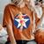 愛国心 ヴィンテージ セクシー ピンナップ 女の子 長袖tシャツ レディースオーバーサイズコンフォートTシャツ Yam