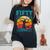 50歳の誕生日 レトロ バドミントン 50歳 男性 女性 レディースオーバーサイズコンフォートTシャツ 黒 50歳の誕生日 レトロ バドミントン 50歳 男性 女性 レディースオーバーサイズコンフォートTシャツ 黒