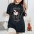 Dia De Los Muertos ハロウィン バラ メキシカンシュガースカル 女の子 レディースオーバーサイズコンフォートTシャツ 黒 Dia De Los Muertos ハロウィン バラ メキシカンシュガースカル 女の子 レディースオーバーサイズコンフォートTシャツ 黒