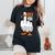 Duck You Duck レディースオーバーサイズコンフォートTシャツ 黒