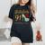 Fabulous Queen 91歳の誕生日クルーパーティ隊のお祝い 長袖tシャツ レディースオーバーサイズコンフォートTシャツ 黒