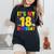 It's My 18歳の誕生日プレゼント。18歳のティーンの男の子と女の子に。 レディースオーバーサイズコンフォートTシャツ 黒 It's My 18歳の誕生日プレゼント。18歳のティーンの男の子と女の子に。 レディースオーバーサイズコンフォートTシャツ 黒