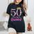 It's My 50Th Birthday Queen Tiarahoes 50歳 Old Bday ギフト レディースオーバーサイズコンフォートTシャツ 黒 It's My 50Th Birthday Queen Tiarahoes 50歳 Old Bday ギフト レディースオーバーサイズコンフォートTシャツ 黒