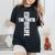 Jesus Is The Way The Truth And The Life アパレル Christian Cr レディースオーバーサイズコンフォートTシャツ 黒 Jesus Is The Way The Truth And The Life アパレル Christian Cr レディースオーバーサイズコンフォートTシャツ 黒