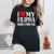 I Love My Filipina Girlfriend デザイン Best Boyfriend レディースオーバーサイズコンフォートTシャツ 黒