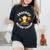 Monkey Never Cramp Eat A Banana Basketball レディースオーバーサイズコンフォートTシャツ 黒