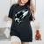 Orca シャツ オーシャン シャチ 恋人 男性 男の子 女の子 キッズ シャチ レディースオーバーサイズコンフォートTシャツ 黒 Orca シャツ オーシャン シャチ 恋人 男性 男の子 女の子 キッズ シャチ レディースオーバーサイズコンフォートTシャツ 黒