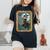 Pinup Girl 男性用 セクシーなハロウィーンの魔女 レディースオーバーサイズコンフォートTシャツ 黒 Pinup Girl 男性用 セクシーなハロウィーンの魔女 レディースオーバーサイズコンフォートTシャツ 黒