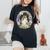 かわいい フラワー シェルティ 夏 花柄 シェットランド シープドッグ レディースオーバーサイズコンフォートTシャツ 黒 かわいい フラワー シェルティ 夏 花柄 シェットランド シープドッグ レディースオーバーサイズコンフォートTシャツ 黒