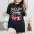 さくらんぼが大好きな女の子チェリーフルーツ好き レディースオーバーサイズコンフォートTシャツ 黒