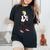 ボディービルダー 脚の日 女の子 ケトルベル フィットネス ボディービル レディースオーバーサイズコンフォートTシャツ 黒