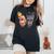 神に祝福され94年 蝶の花 94歳の誕生日 レディースオーバーサイズコンフォートTシャツ 黒