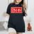 花田 苗字 ラーメン 看板 面白いtシャツ おもしろ グッズ 服 筆文字 文字 入り 面白い ネタ メンズ レディースオーバーサイズコンフォートTシャツ 黒