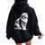 Cat Dad Mom Lover – モノクロスコティッシュフォールド。 レディース オーバーサイズ パーカー バックプリント 黒 Cat Dad Mom Lover – モノクロスコティッシュフォールド。 レディース オーバーサイズ パーカー バックプリント 黒
