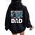 My Favorite Nurse Calls Me Dad Father's Day Rn Healthcare Women Oversized Hoodie Back Print Black
