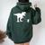 T-Rex Walking Jack Russel Divertente Cane Mamma Papà Dinosauro Trex Felpa con cappuccio oversize da donna con stampa posteriore Forest T-Rex Walking Jack Russel Divertente Cane Mamma Papà Dinosauro Trex Felpa con cappuccio oversize da donna con stampa posteriore Forest