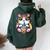 Boba Cat Drinking Boba Kitten Kawaii 日本人 男性 女性 キッズ レディース オーバーサイズ パーカー バックプリント ネイビーブルー