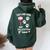 Dog And Wine Make Everything Fine Drinker Wine Puppy レディース オーバーサイズ パーカー バックプリント ネイビーブルー Dog And Wine Make Everything Fine Drinker Wine Puppy レディース オーバーサイズ パーカー バックプリント ネイビーブルー