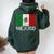 メキシコの国旗 アンティーク調 男性 女性 キッズ レディース オーバーサイズ パーカー バックプリント ネイビーブルー メキシコの国旗 アンティーク調 男性 女性 キッズ レディース オーバーサイズ パーカー バックプリント ネイビーブルー