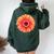 開花期のハンサムなガーベラの花 レディース オーバーサイズ パーカー バックプリント ネイビーブルー 開花期のハンサムなガーベラの花 レディース オーバーサイズ パーカー バックプリント ネイビーブルー