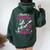 面白いギタリストの言葉 決して過小評価しない A Girl With A Bass レディース オーバーサイズ パーカー バックプリント ネイビーブルー 面白いギタリストの言葉 決して過小評価しない A Girl With A Bass レディース オーバーサイズ パーカー バックプリント ネイビーブルー