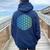 Flower Of Life 宇宙のポジティブなエネルギー フラワーオブライフ 長袖tシャツ レディース オーバーサイズ パーカー バックプリント 森 Flower Of Life 宇宙のポジティブなエネルギー フラワーオブライフ 長袖tシャツ レディース オーバーサイズ パーカー バックプリント 森