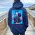 Japanese Anime Girl 日本のアニメの女の子 レディース オーバーサイズ パーカー バックプリント 森