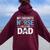 My Favorite Nurse Calls Me Dad Father's Day Rn Healthcare Women Oversized Hoodie Back Print Maroon