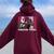 Forever Young Horse、競馬、デルマール、サンタアニタ 長袖tシャツ レディース オーバーサイズ パーカー バックプリント マルーン Forever Young Horse、競馬、デルマール、サンタアニタ 長袖tシャツ レディース オーバーサイズ パーカー バックプリント マルーン