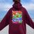 Hot Coffee Cold World レトロ コケット リボン グラフィック 長袖tシャツ レディース オーバーサイズ パーカー バックプリント マルーン Hot Coffee Cold World レトロ コケット リボン グラフィック 長袖tシャツ レディース オーバーサイズ パーカー バックプリント マルーン
