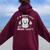 Its Beer Can Not Cant Saying Sarcastic Dad Women Women Oversized Hoodie Back Print Maroon