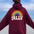 Lgbtq Ally Pocket Retrointage Gay Pride Lgbt Rainbow Flag レディース オーバーサイズ パーカー バックプリント マルーン Lgbtq Ally Pocket Retrointage Gay Pride Lgbt Rainbow Flag レディース オーバーサイズ パーカー バックプリント マルーン