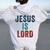 Jesus Is Lord – Christian Faithintage Born-Again Graphic レディース オーバーサイズ パーカー バックプリント 白 Jesus Is Lord – Christian Faithintage Born-Again Graphic レディース オーバーサイズ パーカー バックプリント 白